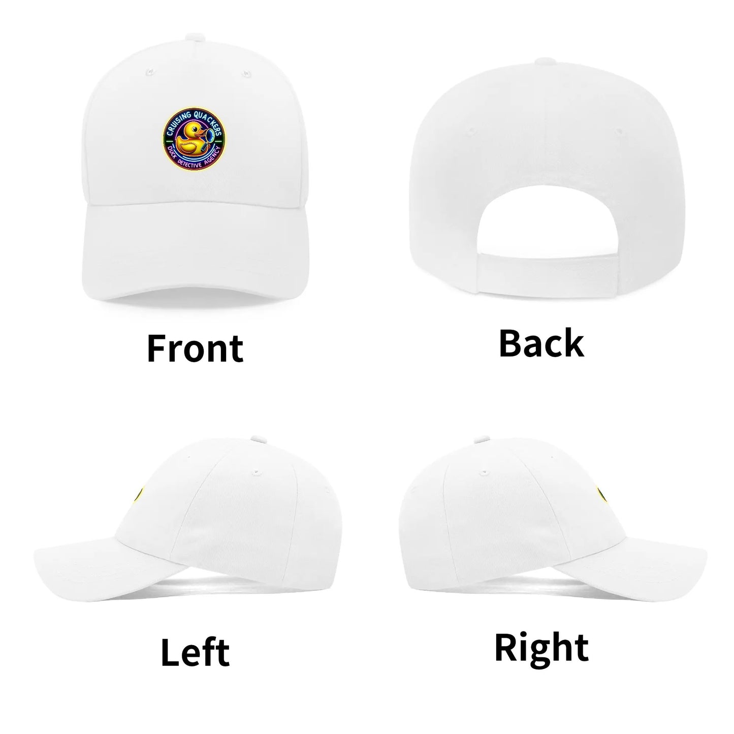 Cruising Quackers Duck Detective Baseball Cap