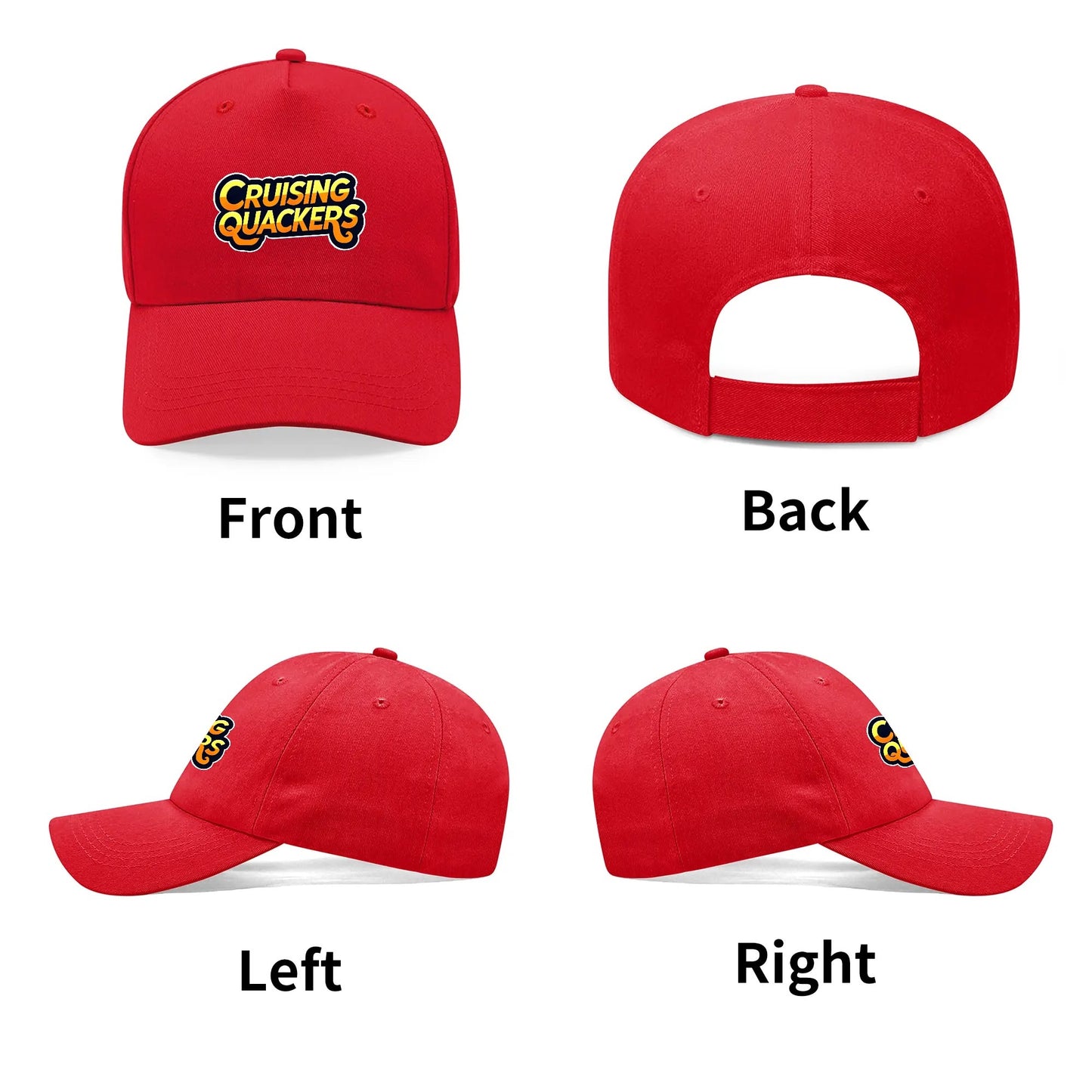 Cruising Quackers Retro Baseball Cap