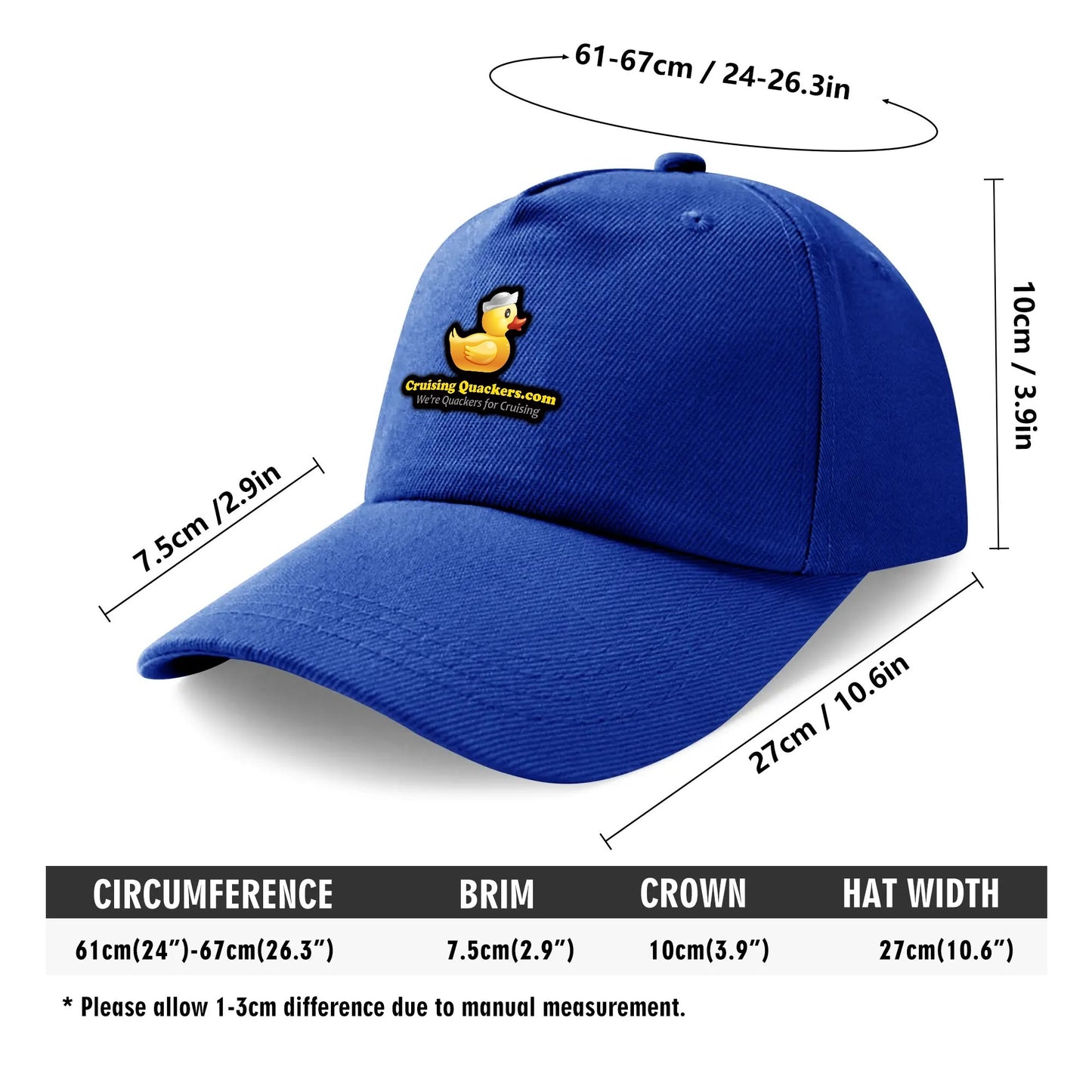 Quackers for Cruising Baseball Cap