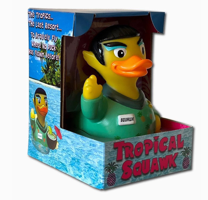 Tropical Squawk Limited Edition Collectible Rubber Duck