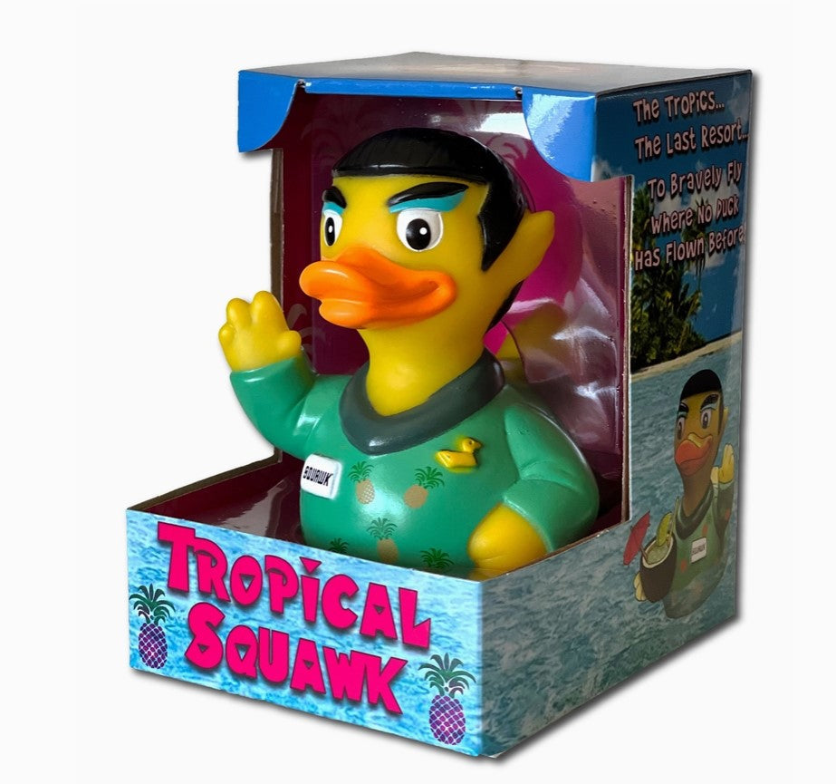 Tropical Squawk Limited Edition Collectible Rubber Duck