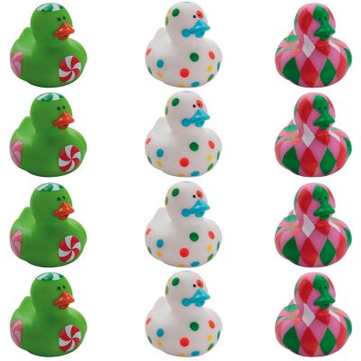 Multicolor Holiday Sugar Rush Rubber Ducks