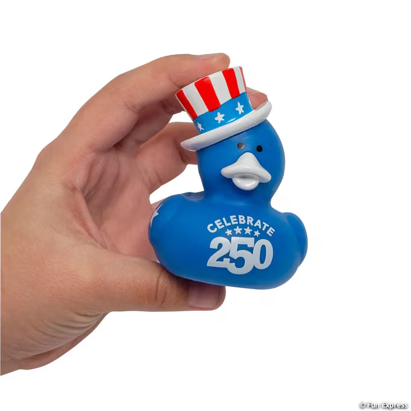 2 1/2" Patriotic America 250th Anniversary Rubber Ducks