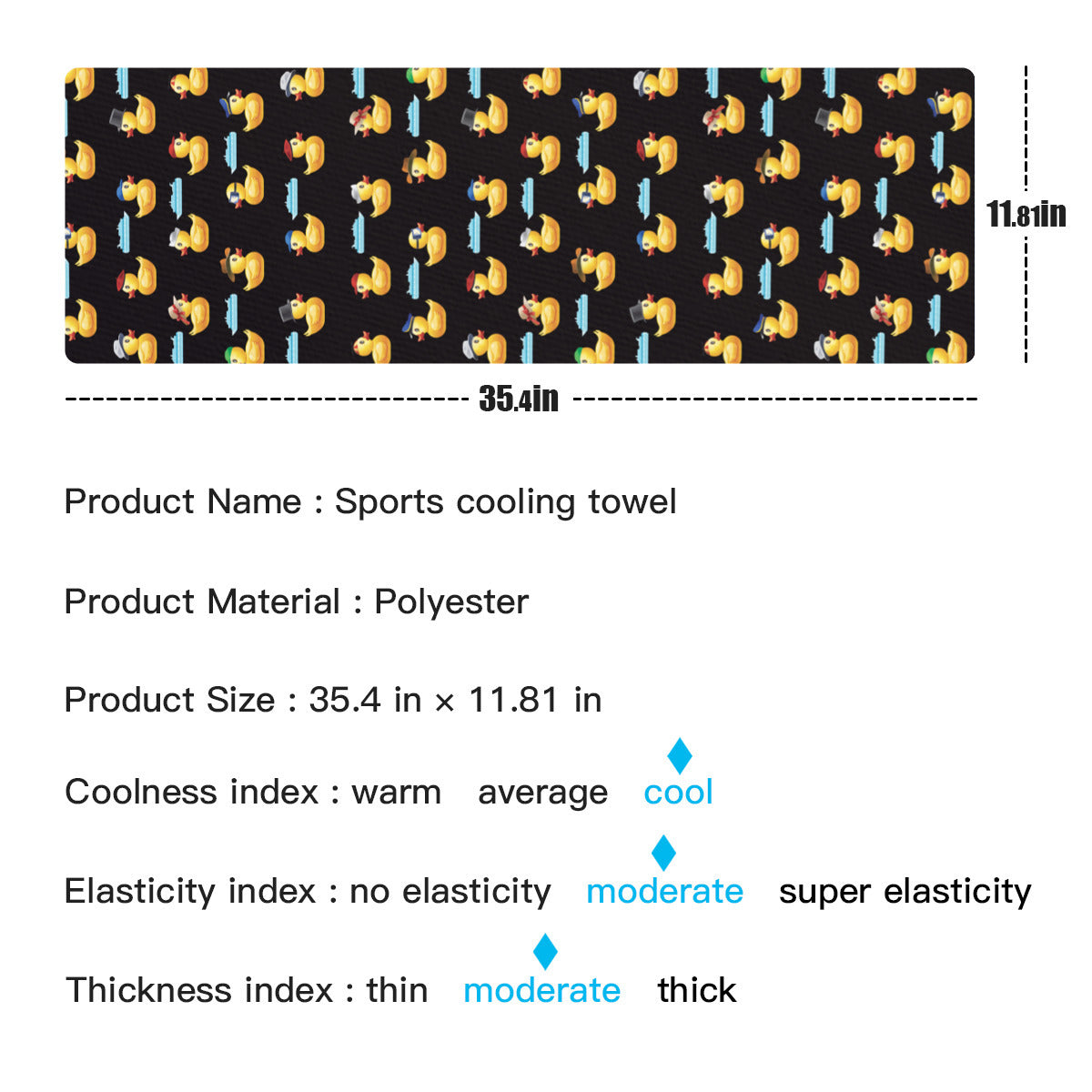 Ducky Cooling Towel