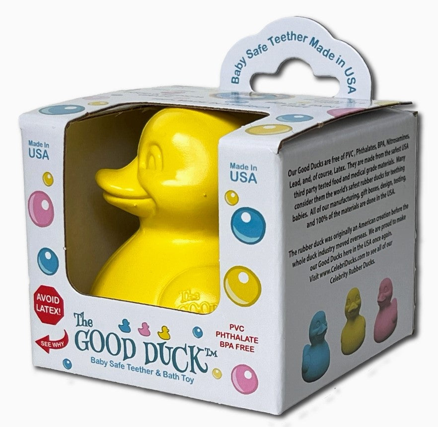 Made in the USA The Good Duck Yellow Collectible Rubber Duck
