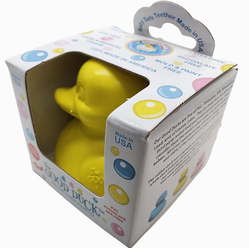 Made in the USA The Good Duck Yellow Collectible Rubber Duck