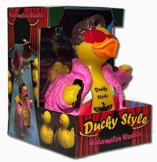 Ducky Style - Watermelon Waddle Collectible Rubber Duck