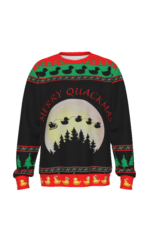 Merry Quackmas Ugly Christmas Sweater
