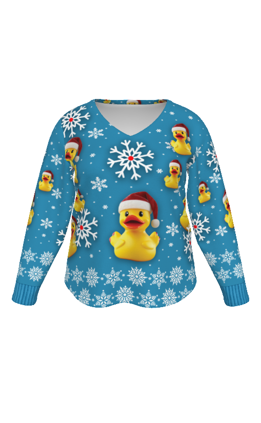 Let it Snow Ugly Christmas Sweater (Long Sleeved Tee)