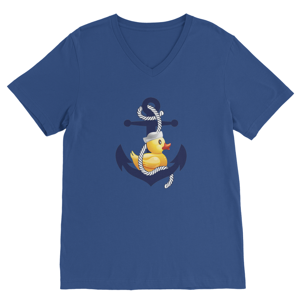Ahoy Ducky Classic V-Neck T-Shirt