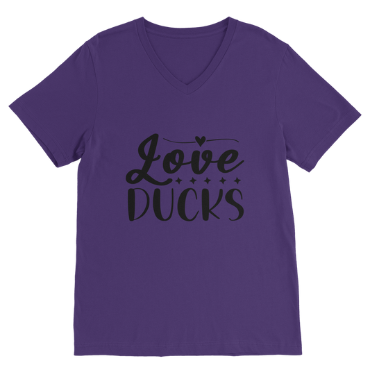 Love Ducks Classic V-Neck T-Shirt