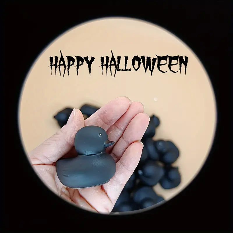 Black Halloween Rubber Ducks - by the dozen