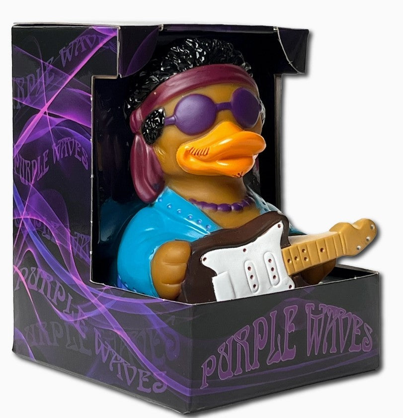 Purple Waves Collectible Rubber Duck
