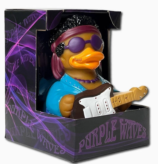 Purple Waves Collectible Rubber Duck