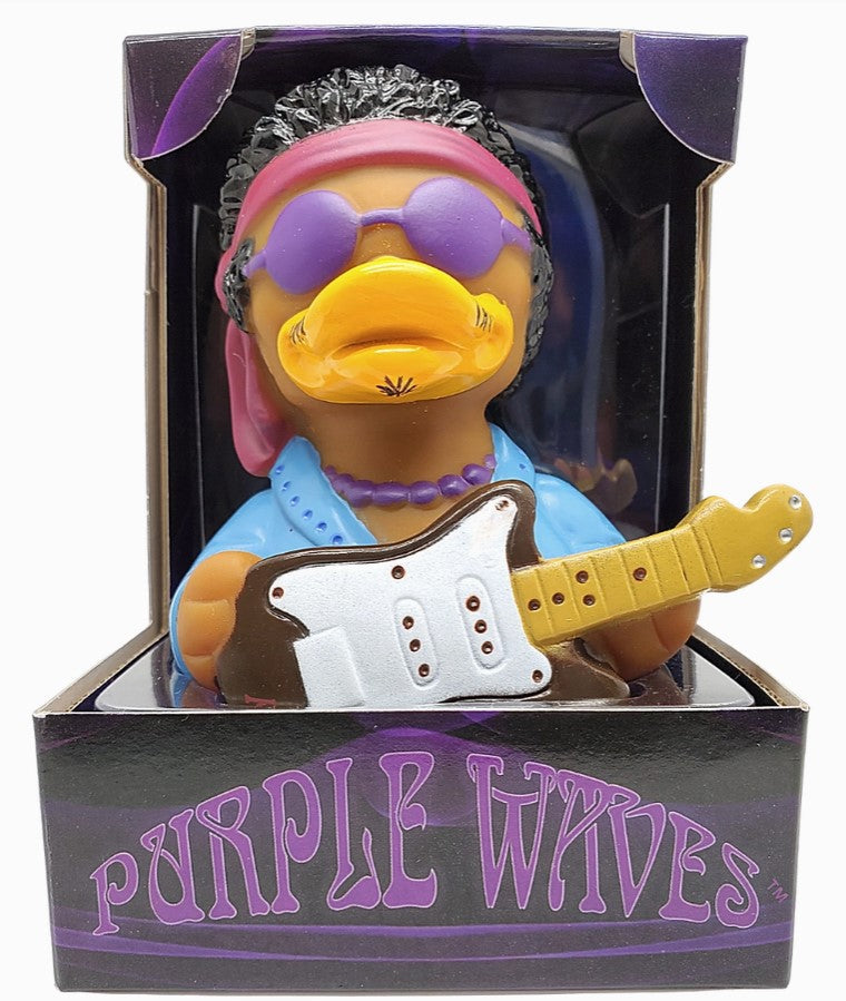 Purple Waves Collectible Rubber Duck