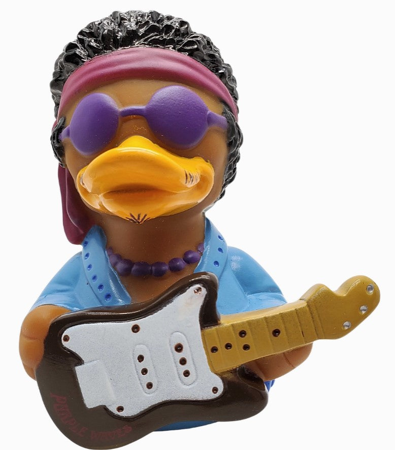 Purple Waves Collectible Rubber Duck
