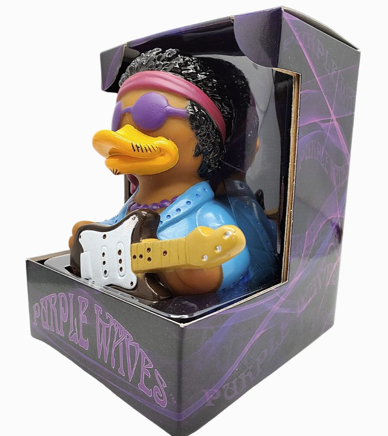 Purple Waves Collectible Rubber Duck