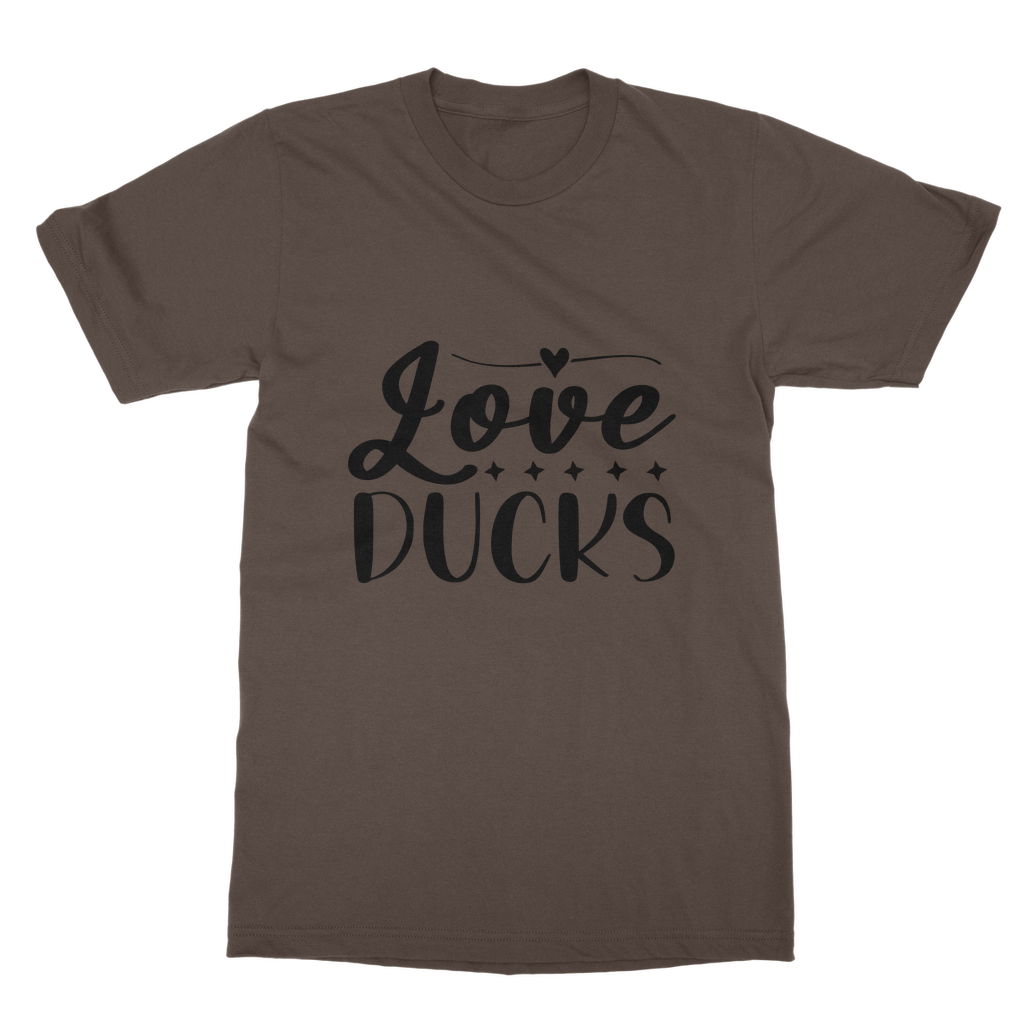 Love Ducks Classic Adult T-Shirt