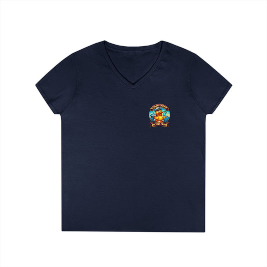 Quacktastic Duckers Cruise Women's V-Neck Tee