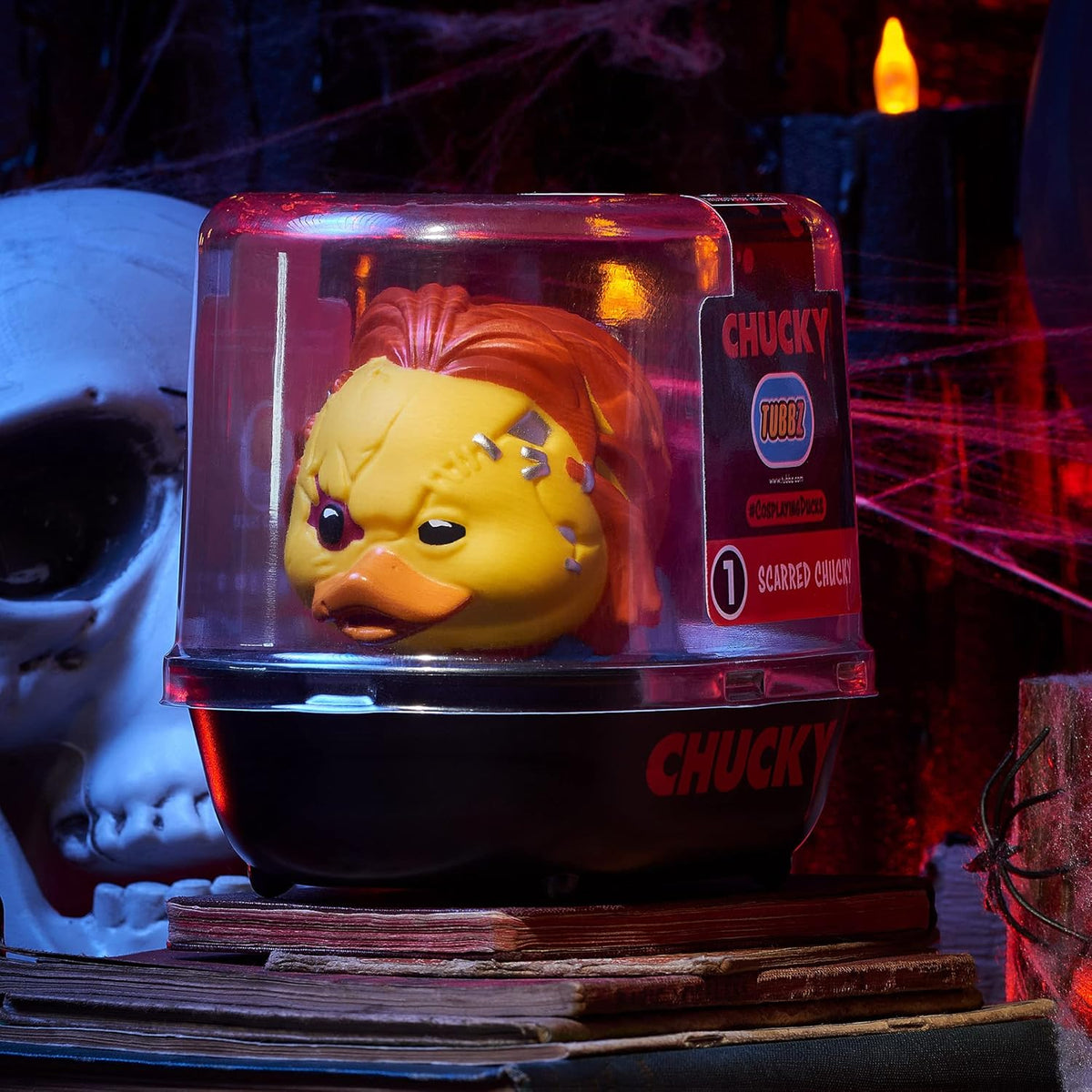 Scarred Chucky TUBBZ collectible duck, product image 2