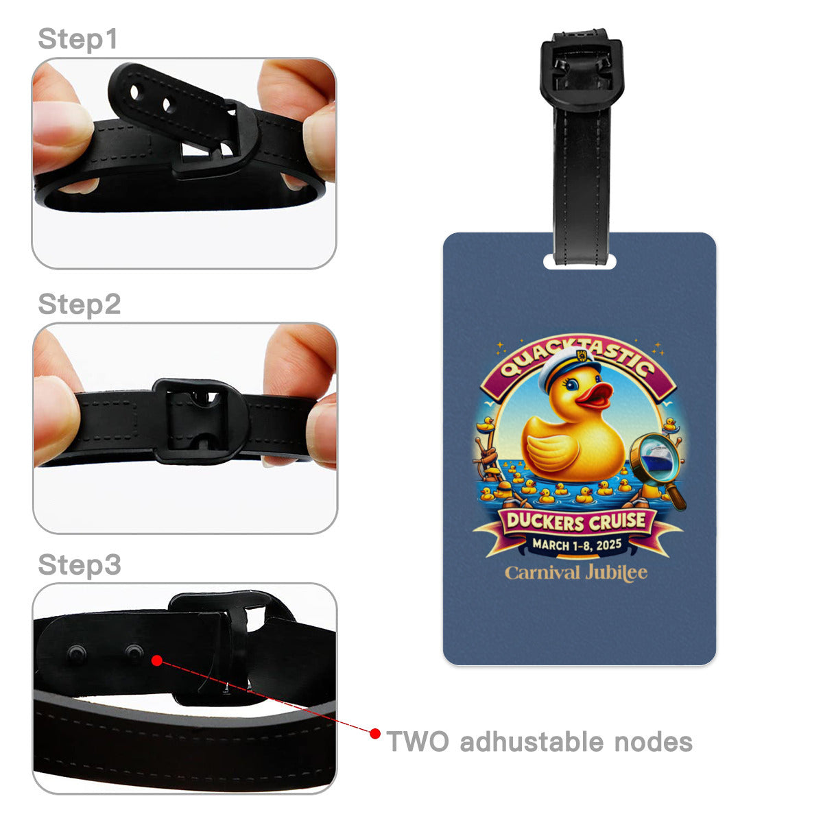 Quacktastic Duckers Cruise Luggage Tag (2 pack)