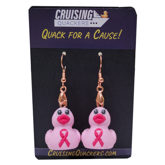 Quack for a Cause Dangle Duck Earrings