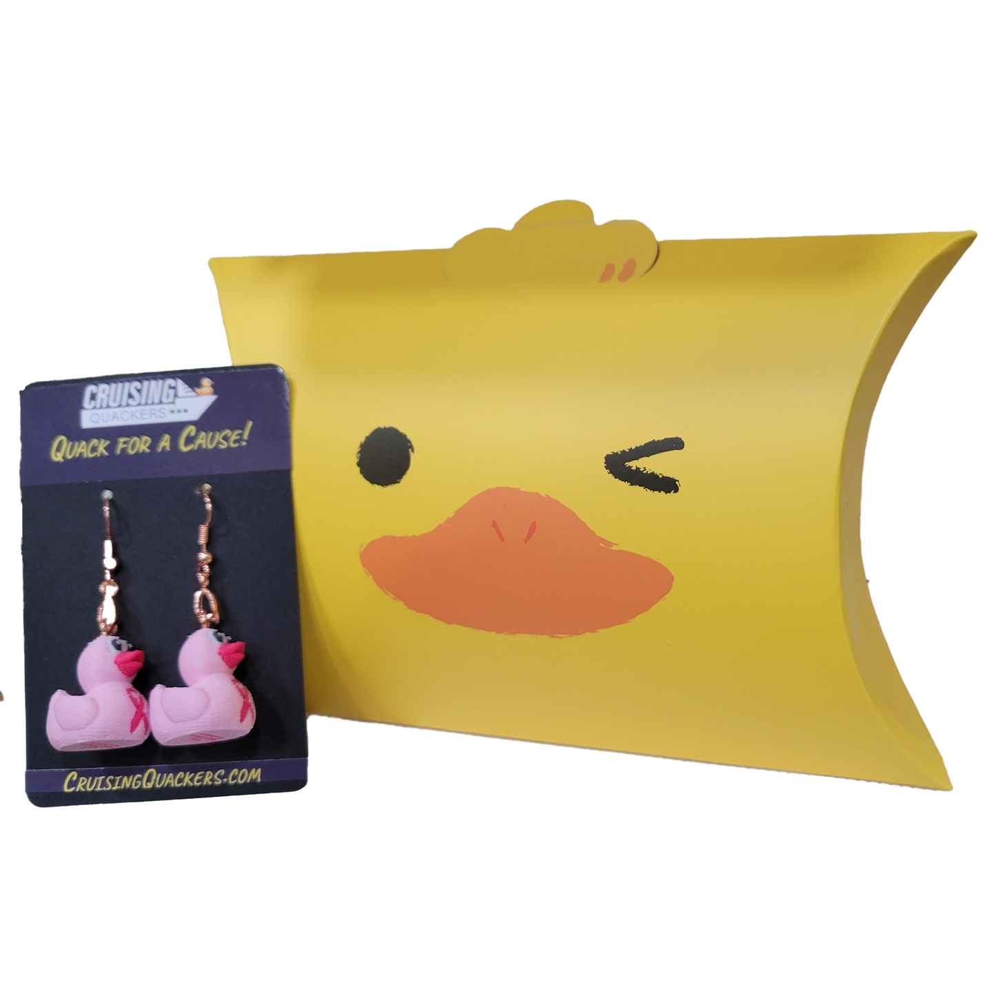 Quack for a Cause Dangle Duck Earrings