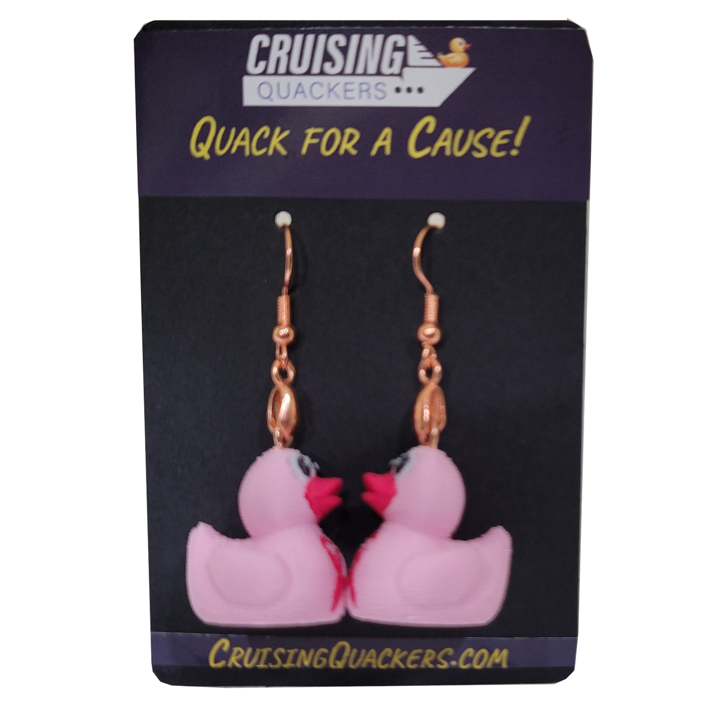 Quack for a Cause Dangle Duck Earrings