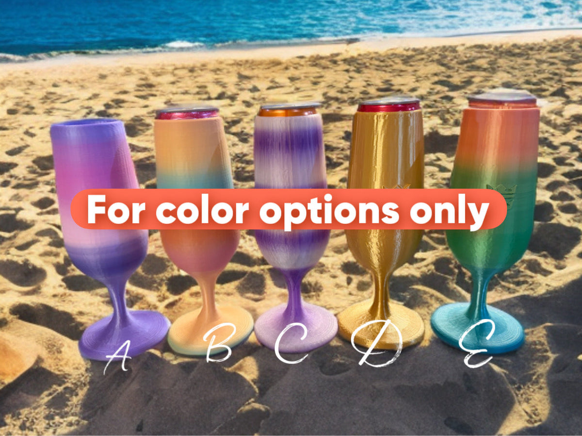 3D printed duck can koozie in colorful designs