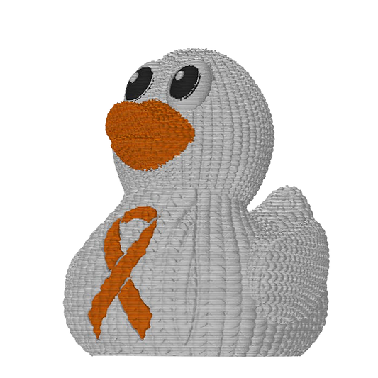 Acute Myeloid Leukemia (AML) Awareness Duck