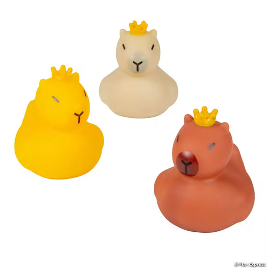 Capybara Bright Color Rubber Ducks, 2 1/4" - by the dozen