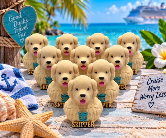 Set of 10 Legend of the Seas Skipper dog ducks
