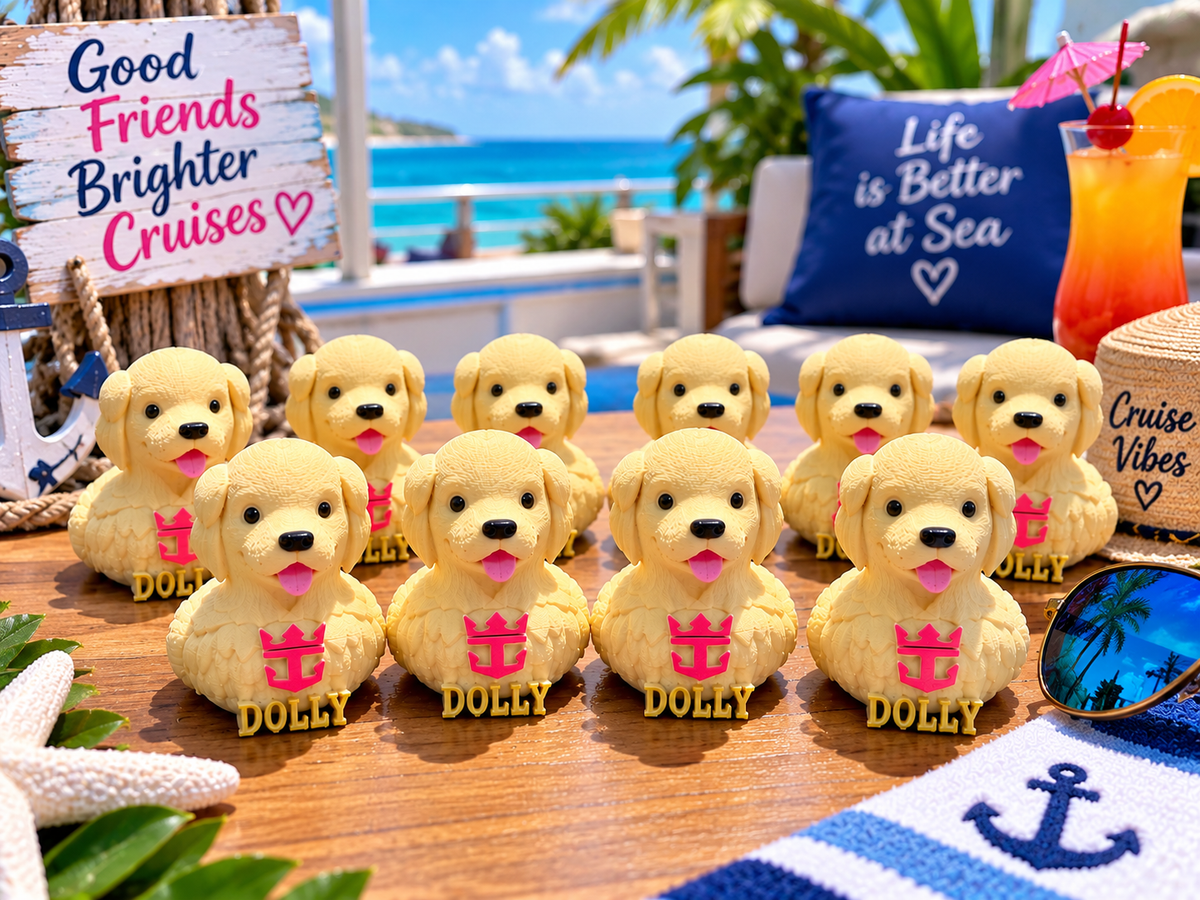 Set of 10 Hero of the Seas Dolly dog ducks