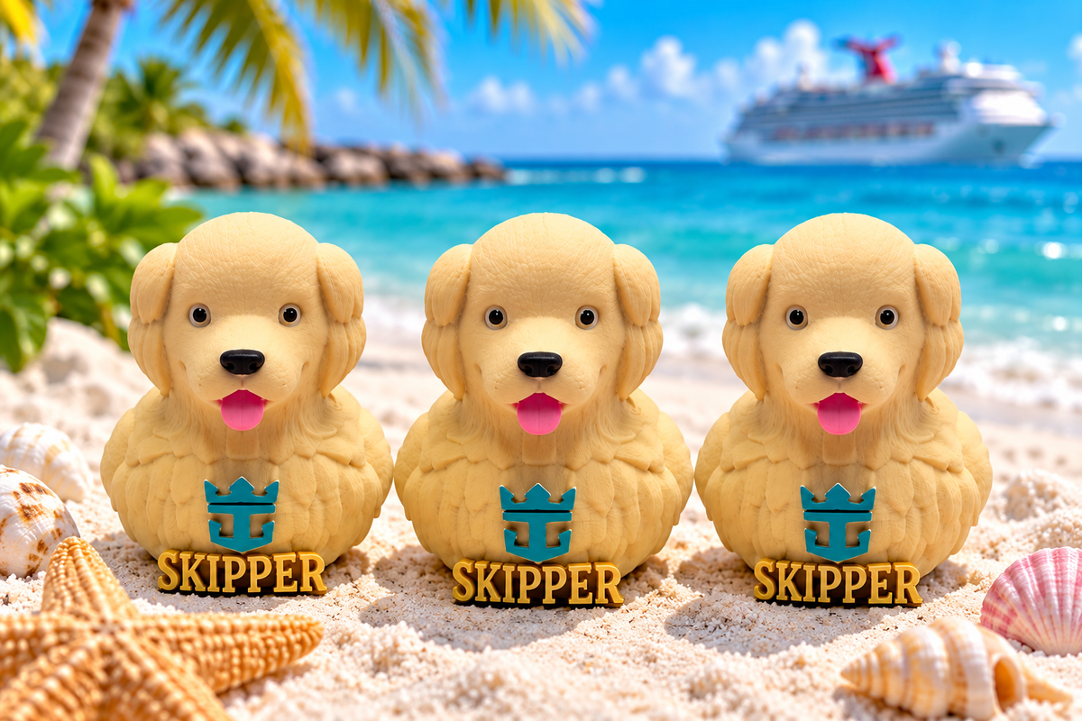 Set of 10 Legend of the Seas Skipper dog ducks