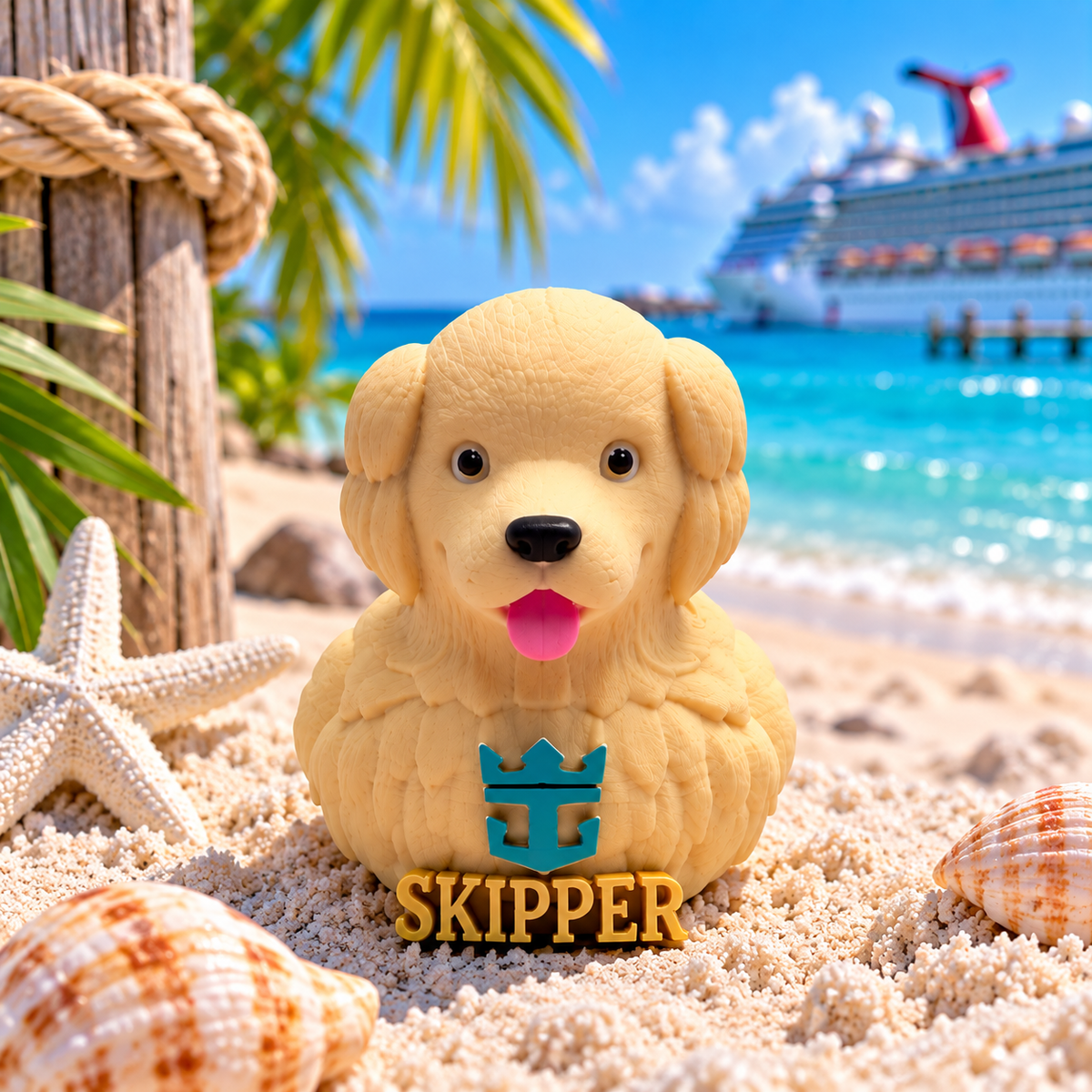 Set of 10 Legend of the Seas Skipper dog ducks