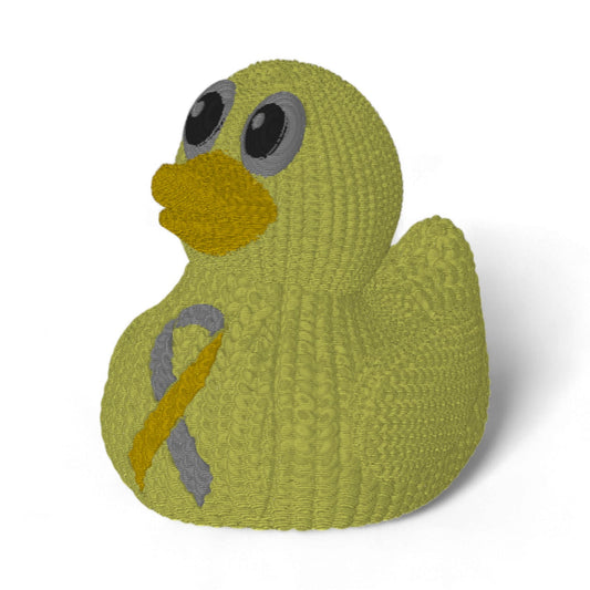 Childhood Brain Cancer Awareness Duck