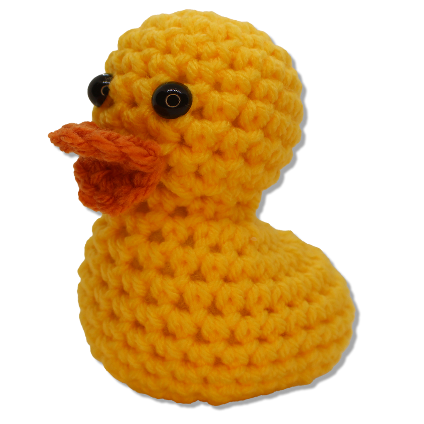 Handcrafted Crochet Yellow Duck - 4.5 Inches Tall