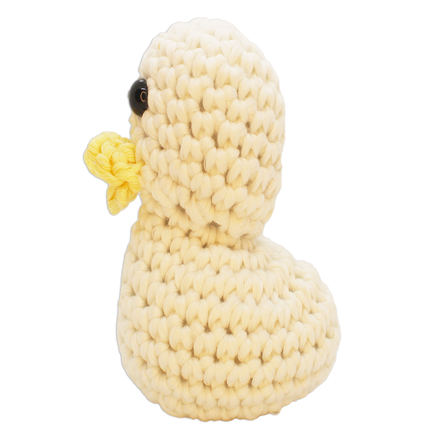 Glow-in-the-Dark Crochet Duck - 3.5 Inches Tall