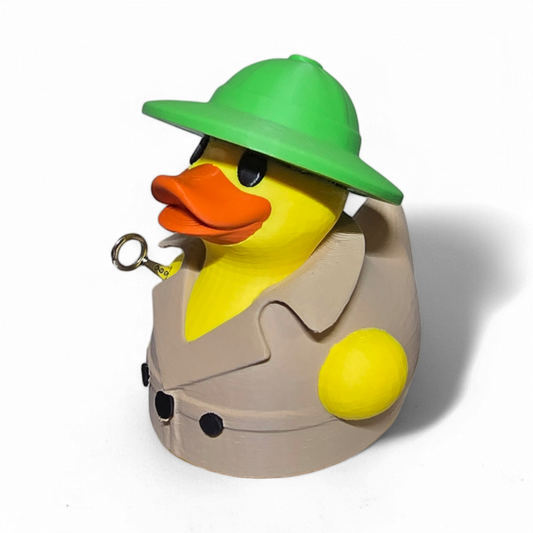 Detective Duck-duckduckjeep-offroad-wrangler-gladiator-3d-jeep duck-custom duck-Jeep-The Quacktory-Fun Jeep Ducks-Ducks4Jeep