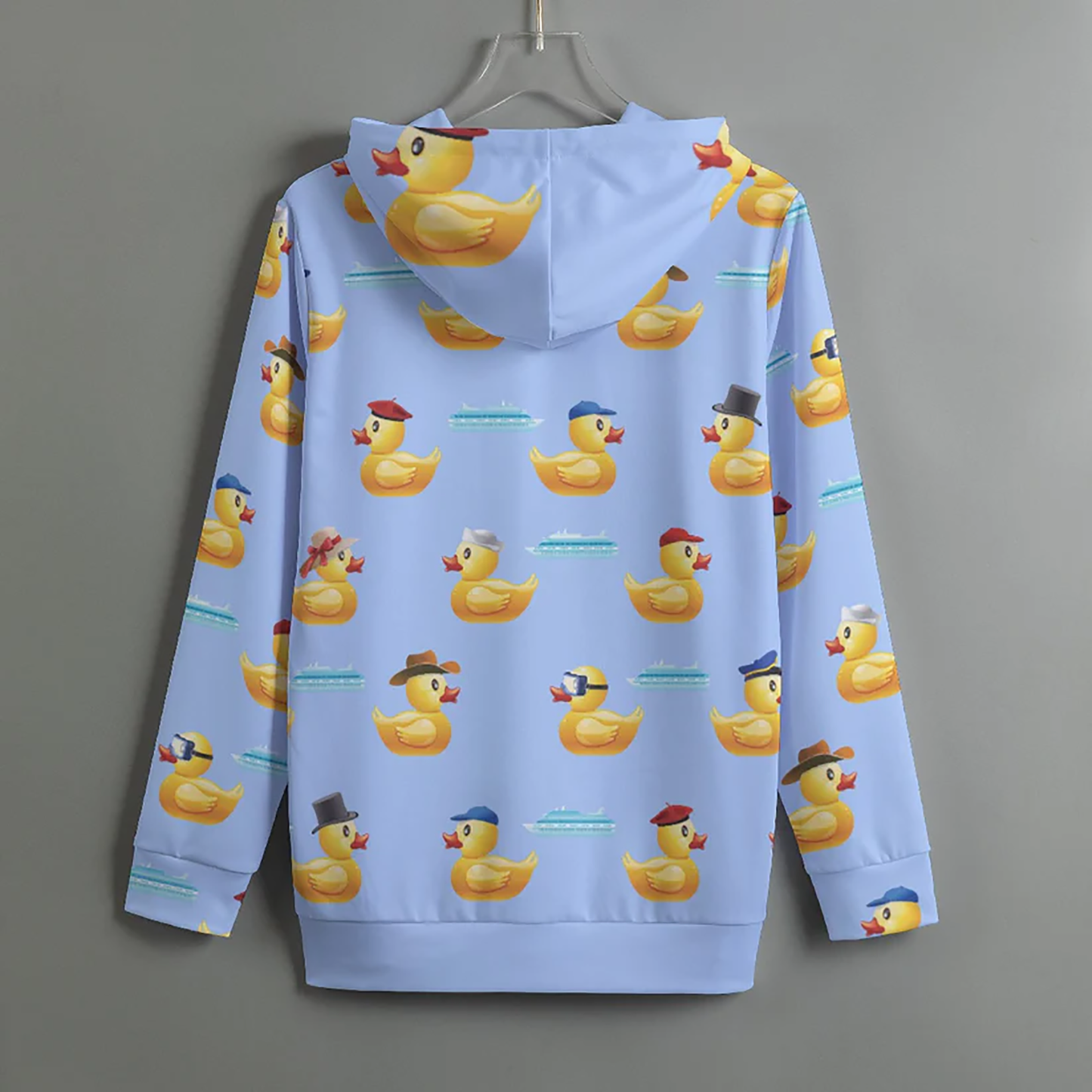 Ducky Women's Pullover Hoodie With Drawstring