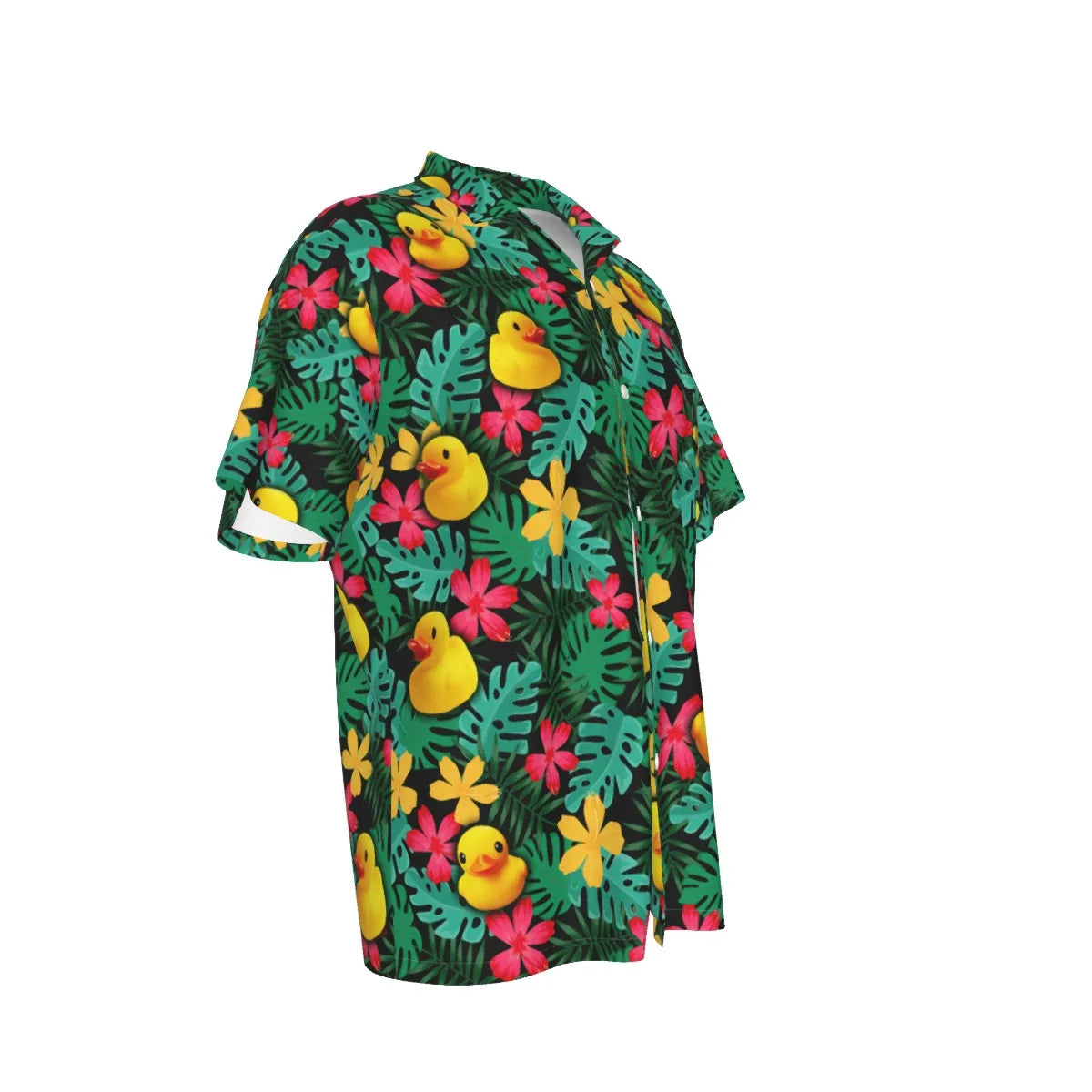 Fern Duckin' Hawaiian Shirt With Pocket