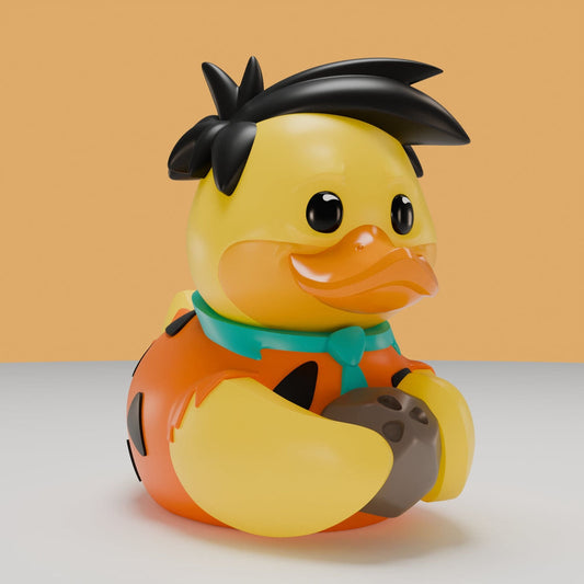 The Flintstones: Fred Flintstone TUBBZ duck (Boxed Edition) TUBBZ collectible duck, boxed edition, product image 1