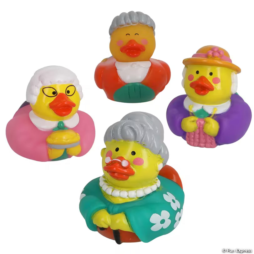 Grandma Character Rubber Ducks