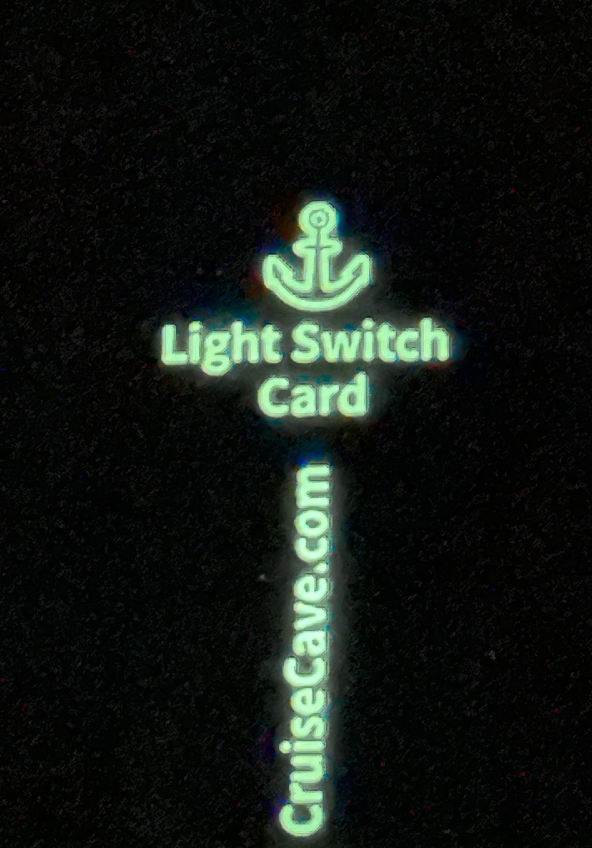 3D printed cruise cabin light switch card