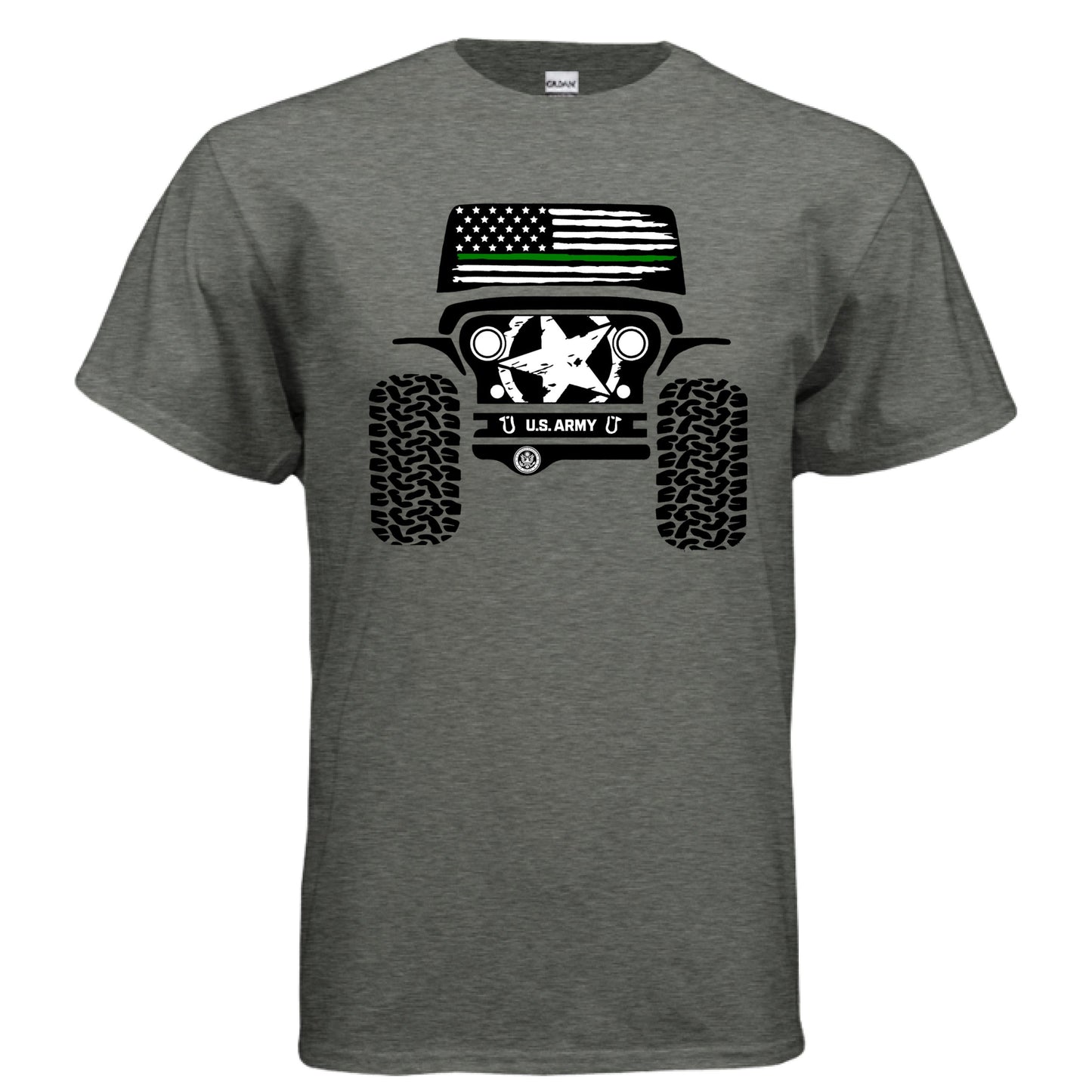 Jeep Shirt - Army-duckduckjeep-offroad-wrangler-gladiator-3d-jeep duck-custom duck-Jeep-The Quacktory-Fun Jeep Ducks-Ducks4Jeep