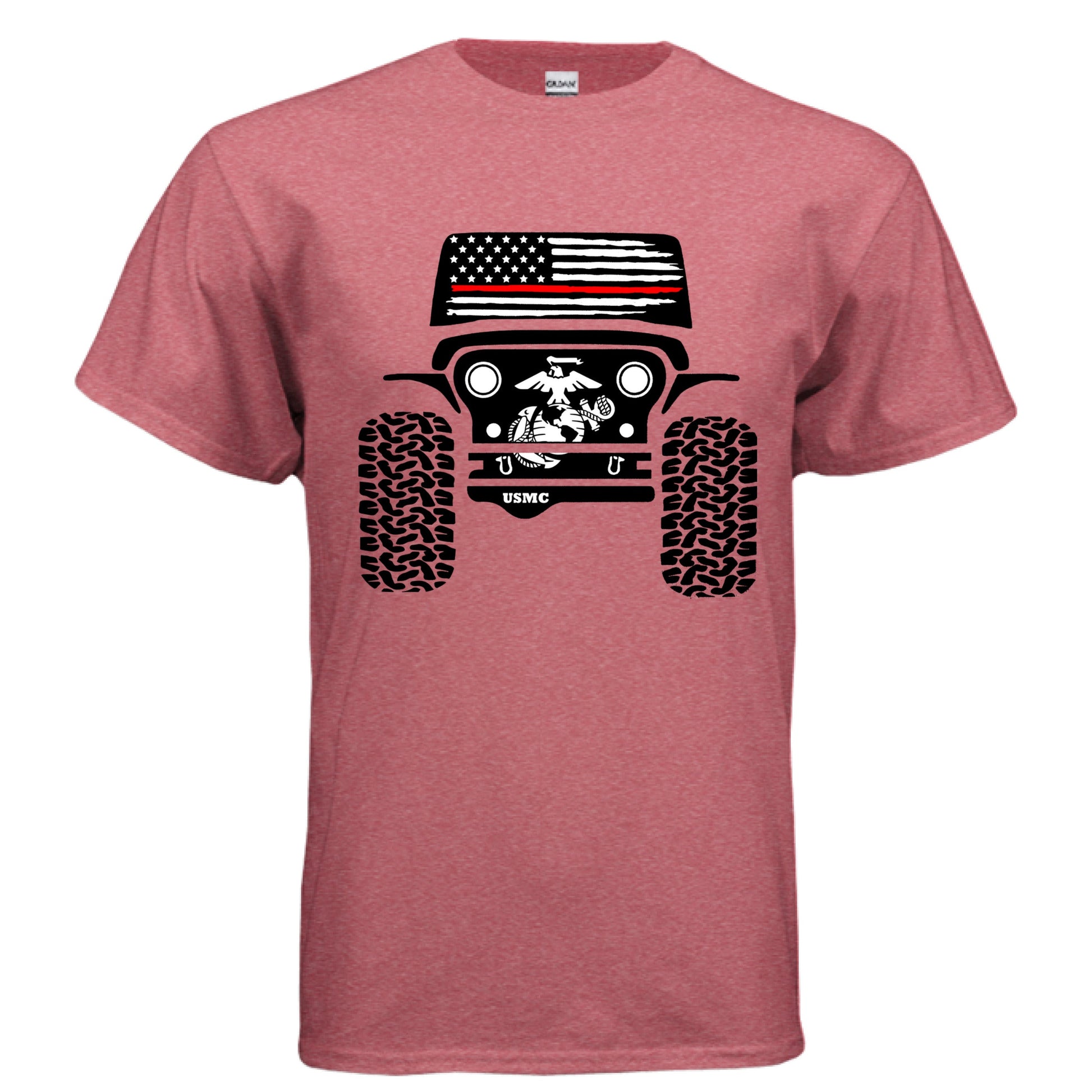 Jeep Shirt - Marine Corps-duckduckjeep-offroad-wrangler-gladiator-3d-jeep duck-custom duck-Jeep-The Quacktory-Fun Jeep Ducks-Ducks4Jeep