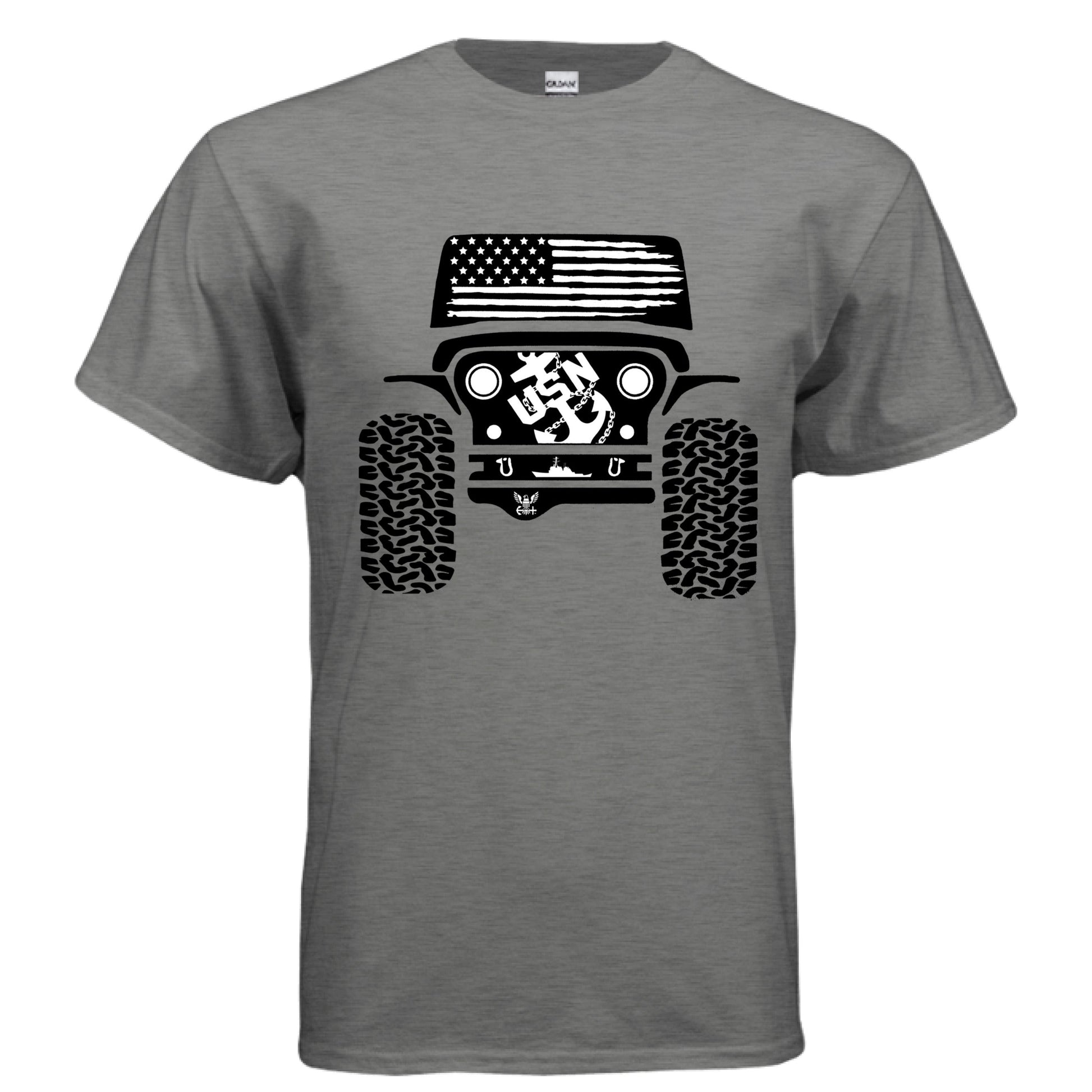 Jeep Shirt - Navy-duckduckjeep-offroad-wrangler-gladiator-3d-jeep duck-custom duck-Jeep-The Quacktory-Fun Jeep Ducks-Ducks4Jeep