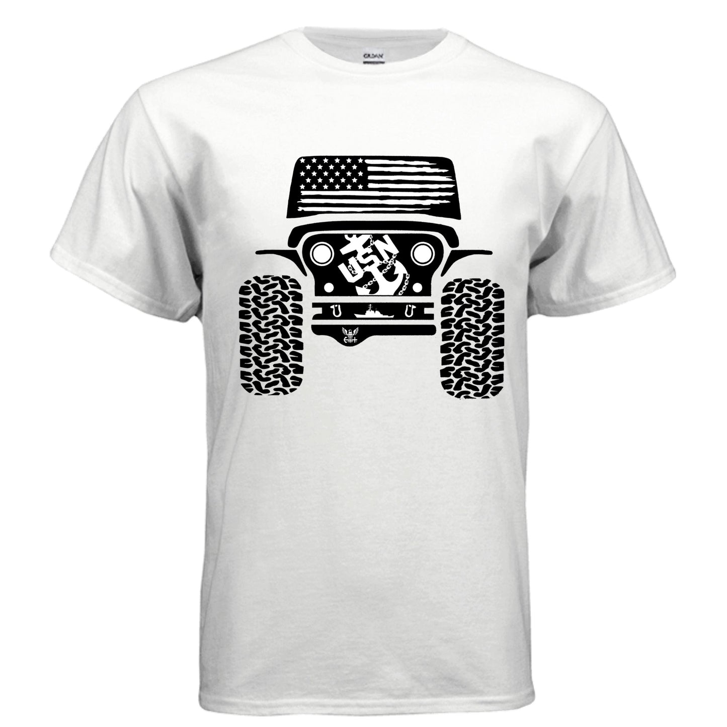 Jeep Shirt - Navy-duckduckjeep-offroad-wrangler-gladiator-3d-jeep duck-custom duck-Jeep-The Quacktory-Fun Jeep Ducks-Ducks4Jeep