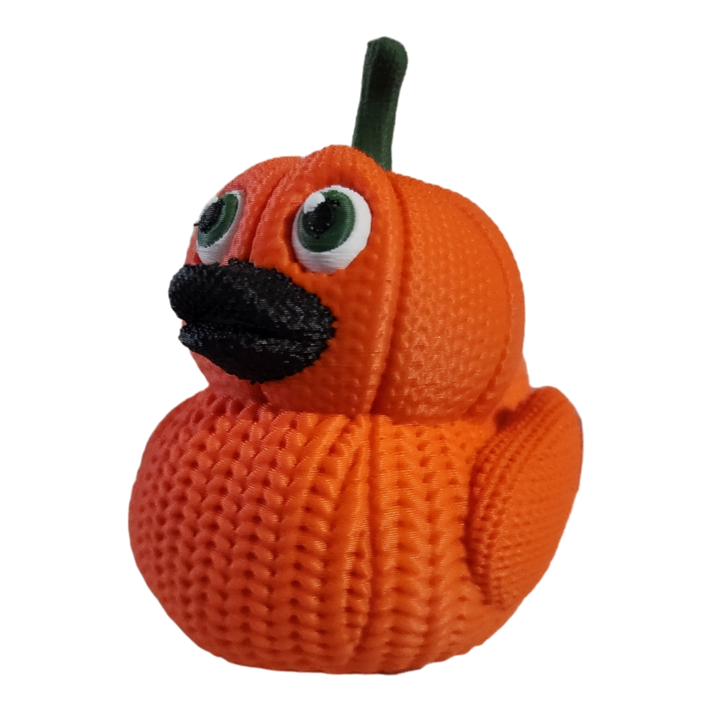 Pumpkin Head Crochet Duck