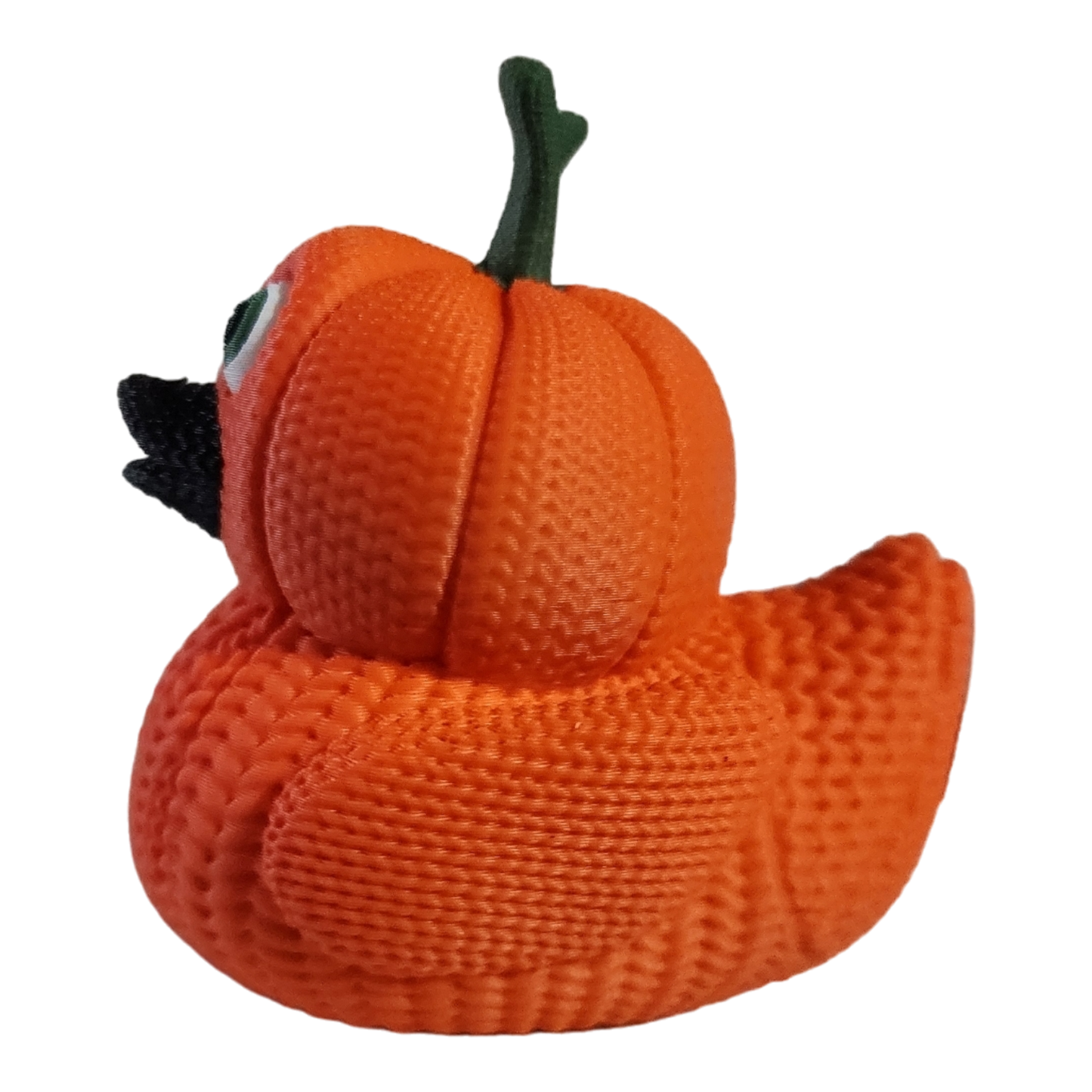 Pumpkin Head Crochet Duck